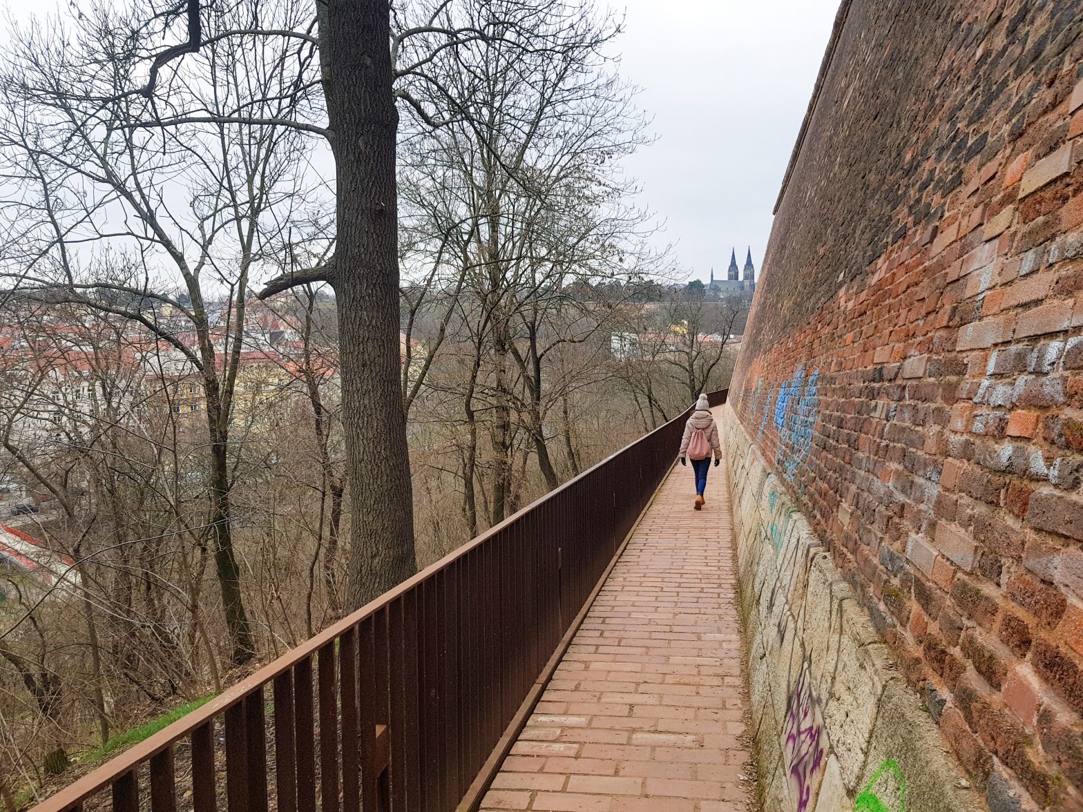WALK #3: Gorgeous walk through New Town gothic walls to a historic fort Vyšehrad