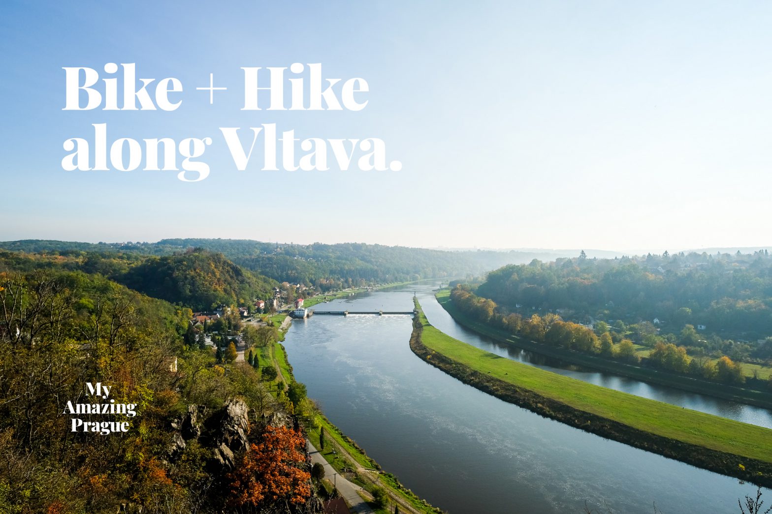 HIKE #2: Hiking along Vltava to its stunning views with support of bikes